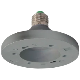 Ecola base Переходник с цоколя E27 на GX70 Серебряный