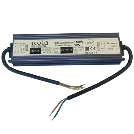 Ecola LED strip Power Supply 150W 220V-12V IP67 блок питания для светодиодной ленты
