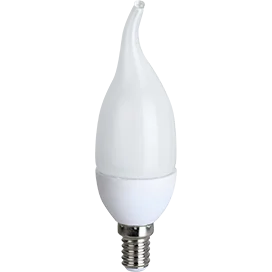 Ecola candle LED Premium 8,0W 220V E14 4000K свеча на ветру (композит) 129x37