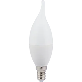 Ecola candle LED Premium 7,0W 220V E14 4000K свеча на ветру (композит) 130x37