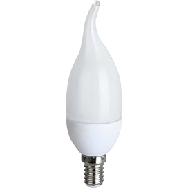 Ecola candle LED 8,0W 220V E14 4000K свеча на ветру (композит) 129x37