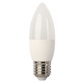 Ecola candle LED 9,0W 220V E27 4000K свеча (композит) 100x37