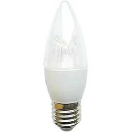Ecola candle LED Premium 8,0W 220V E27 2700K прозрачная свеча с линзой (композит) 105x37