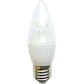 Ecola candle LED Premium 8,0W 220V E27 2700K прозрачная свеча с линзой (композит) 105x37