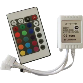 Ecola LED strip RGB IR controller 12A 144W 12V (288W 24V) с инфракрасным пультом управления