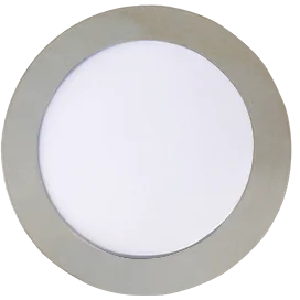 Ecola LED downlight встраив.1021 Круглый даунлайт с драйвером 9W Хром 220V 4200K 145x20