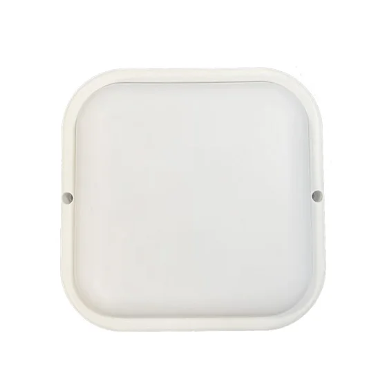 Ecola LED ДПП светильник Квадрат накладной IP65 матовый белый 24W 220V 6500K 190x40