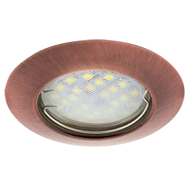 Ecola Light MR16 DL92 GU5.3 Светильник встр. выпуклый Черненая Медь 30x80 - 2pack (кd74)