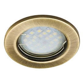 Ecola Light MR16 DL90 GU5.3 Светильник встр. плоский Черненая Бронза 30x80 - 2pack (кd74)