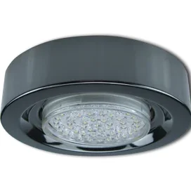 Ecola GX53 FT3073 Светильник Накладной Широкий Черный хром 32x130