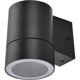 Ecola GX53 LED 8003A светильник накладной IP65 прозрачный Цилиндр металл. 1*GX53 Черный 114x140x90
