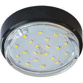 Ecola GX53 DGX5318 Накладной Легкий Черный (светильник) 18x83