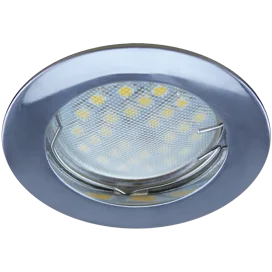 Ecola MR16 DL100 GU5.3 Светильник встр. литой Хром 24x75