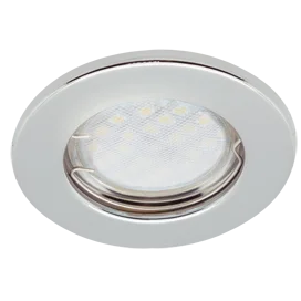 Ecola Light MR16 DL90 GU5.3 Светильник встр. плоский Хром 30x80 (кd74)