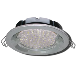 Ecola GX53 FT3225 светильник встраиваемый глубокий легкий хром 27x109
