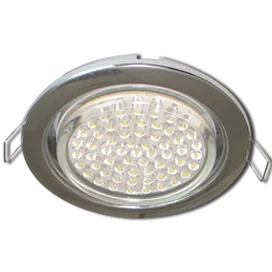 Ecola GX53 H4 Downlight without reflector_chrome (светильник) 38x106 - 10 pack (кd102)