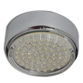 Ecola GX53 FT8073 светильник накладной хром 25x82