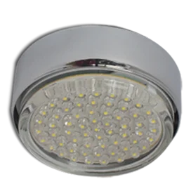 Ecola GX53 FT8073 светильник накладной хром 25x82