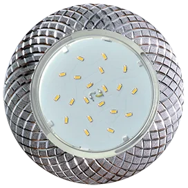 Ecola GX53 H4 DL5381 светильник встраив. без рефл. Сетка матовый Хром/Алюм 20x110 (к+)
