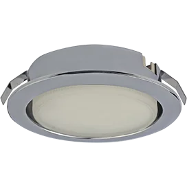 Ecola GX53 DL Светильник Встраиваемый (для твер. пов. и мебели) Хром 28х93