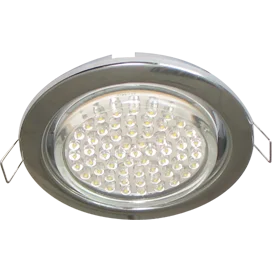 Ecola GX53 H4 Downlight without reflector_chrome (светильник) 38x106 - 2pack (кd102)