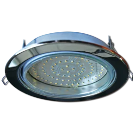 Ecola GX70-H5 светильник хром встр. без рефл. 53x151 (кd135)