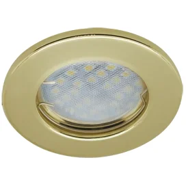 Ecola Light MR16 DL90 GU5.3 Светильник встр. плоский Золото 30x80 (кd74)