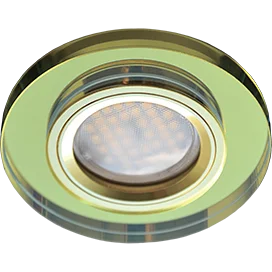 Ecola MR16 DL1650 GU5.3 Glass Стекло Круг Золото / Золото 25x95 (кd74)