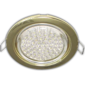 Ecola GX53 H4 Downlight without reflector_gold (светильник) 38x106 - 10 pack (кd102)