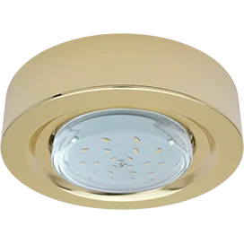 Ecola GX53 FT3073 Светильник Накладной Широкий Золото 32х130