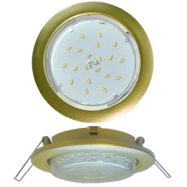 Ecola GX53 5355 Встраиваемый Легкий Золото (светильник) 25x106
