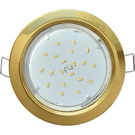 Ecola GX53 H4 Downlight without reflector_gold (светильник) 38x106 (к+)