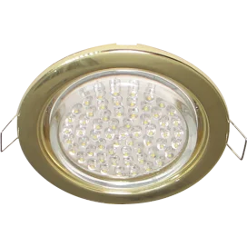 Ecola GX53 H4 Downlight without reflector_gold (светильник) 38x106 - 2pack (кd102)