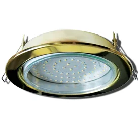 Ecola GX70-H5 светильник золото встр. без рефл. 53x151 (кd135)