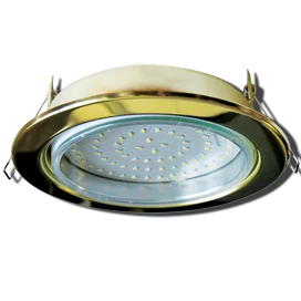 Ecola GX70-H5 светильник золото встр. без рефл. 53x151 (кd135)
