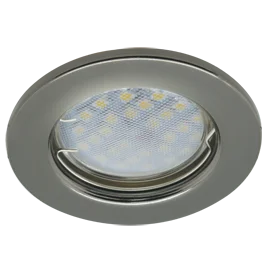 Ecola Light MR16 DL90 GU5.3 Светильник встр. плоский Черный Хром 30x80 (кd74)