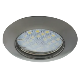 Ecola Light MR16 DL92 GU5.3 Светильник встр. выпуклый Черный Хром 30x80 (кd74)