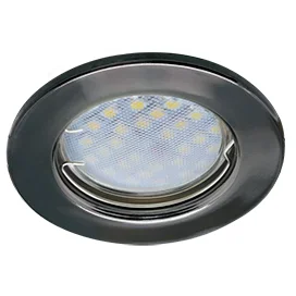 Ecola Light MR16 DL90 GU5.3 Светильник встр. плоский Черный Хром 30x80 - 2pack (кd74)