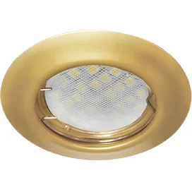 Ecola Light MR16 DL92 GU5.3 Светильник встр. выпуклый Перламутровое золото 30x80 (кd74)