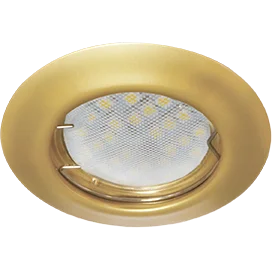 Ecola Light MR16 DL92 GU5.3 Светильник встр. выпуклый Перламутровое золото 30x80 (кd74)