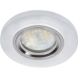 Ecola MR16 DL1650 GU5.3 Glass Стекло Круг Матовое / Хром 25x95 (кd74)
