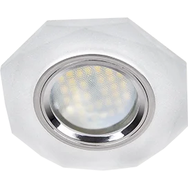 Ecola MR16 DL1652 GU5.3 Glass Стекло 8-угольник с прямыми гранями Матовый / Хром 25x90 (кd74)