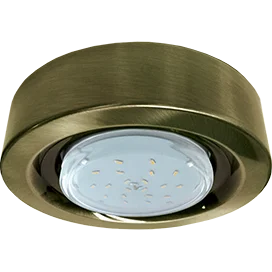 Ecola GX53 FT3073 Светильник Накладной Широкий Черненая бронза 32x130