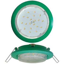 Ecola GX53 5355 Встраиваемый Легкий Зеленый (светильник) 25x106