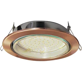 Ecola GX70-H5 светильник встраив. без рефл. Черненая медь 53x151 (кd135)