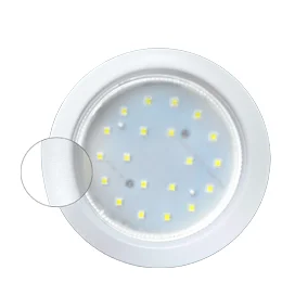 Ecola GX53 H4-GL светильник встраив. без рефл. глубокий Белый матовый 48x106 (к+)