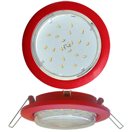 Ecola GX53 5355 Встраиваемый Легкий Красный (светильник) 25x106