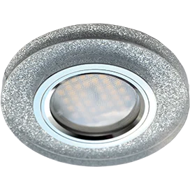 Ecola MR16 DL1650 GU5.3 Glass Стекло Круг Серебряный блеск / Хром 25x95 (кd74)