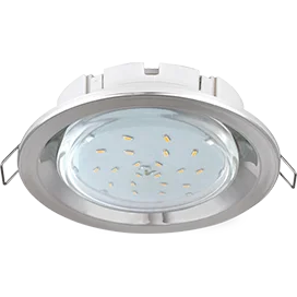 Ecola GX53 FT3225 светильник встраиваемый глубокий легкий серебро 27x109