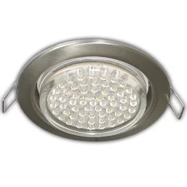 Ecola GX53 H4 Downlight without reflector_satin chrome (светильник) 38x106 - 10 pack (кd102)